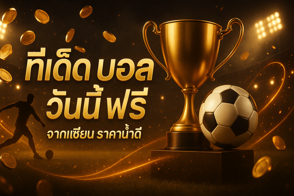 ทีเด็ด บอล วันนี้ ฟรี